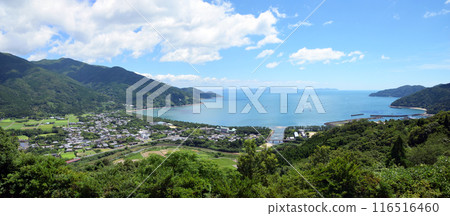 內之浦灣和木月町的全景 內之浦灣和木月町的全景 116516460