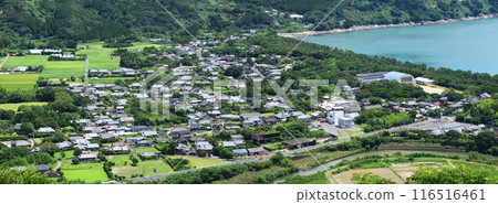 內之浦灣和木月町的全景 內之浦灣和木月町的全景 116516461