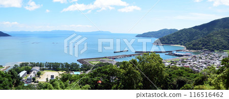 內之浦灣和木月町的全景 內之浦灣和木月町的全景 116516462