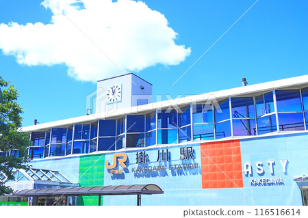 Scenery of JR Kakegawa Station, Kakegawa City, Shizuoka Prefecture 116516614
