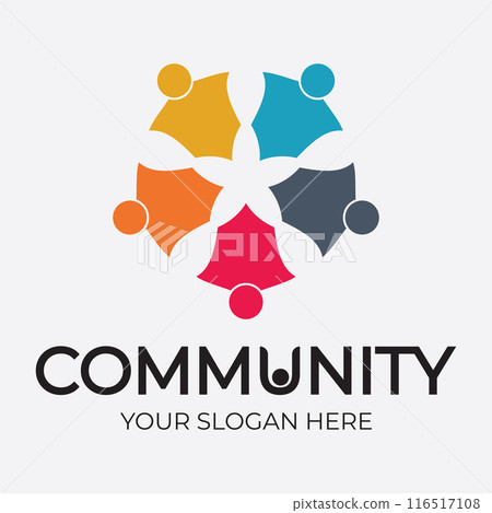 Community, network and social icon 116517108