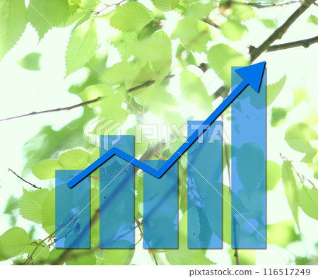 A graph showing the increase in ultraviolet rays due to midsummer sunlight 116517249