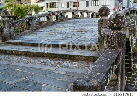 Nakajima River and Meganebashi Bridge [Nagasaki City] 116517615