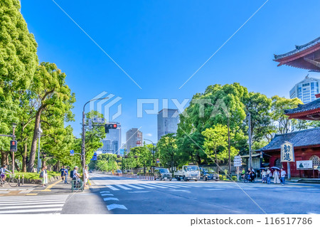 東京都港區的市區景觀、增上寺 Sangedemon 東京都港區的市區景觀、增上寺 Sangedemon 116517786