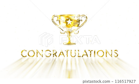 High-end winner's cup, congratulations, award, victory High-end winner's cup, congratulations, award, victory 116517927