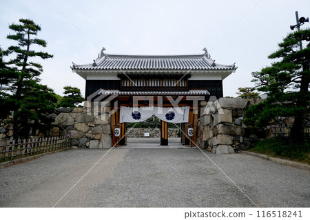 Takamatsu City, Kagawa Prefecture_Takamatsu Castle Sakura Gate 4_May 2024 Takamatsu City, Kagawa Prefecture_Takamatsu Castle Sakura Gate 4_May 2024 116518241