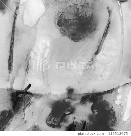 Monochrome watercolor texture background 116518675