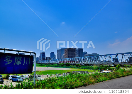 京急電鐵 六鄉川大橋附近的風景 116518894