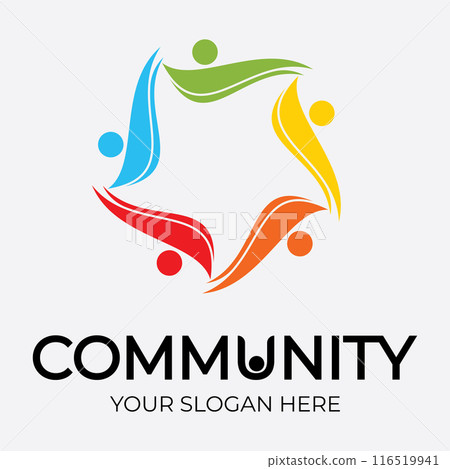 Community, network and social icon 116519941