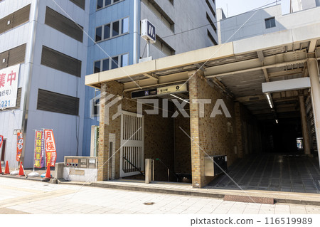 Exit 5 of Sakuragawa Station on the Osaka Municipal Subway Sennichimae Line (photographed in June 2024) 116519989