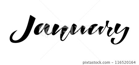 Hand drawn lettering january Hand drawn lettering january 116520164