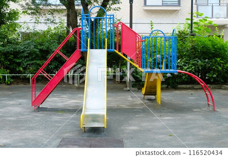 Slide in a Japanese park 116520434