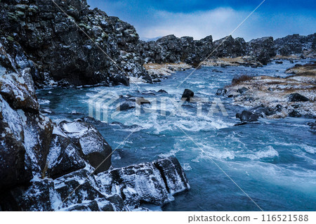 The power of a powerful waterfall The power of a powerful waterfall 116521588