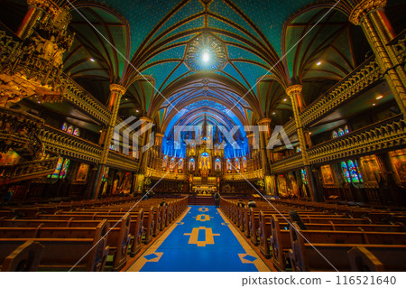 The beautiful interior of the church 116521640