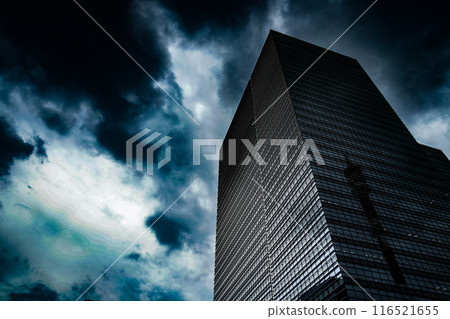 Skyscrapers through the clouds Skyscrapers through the clouds 116521655