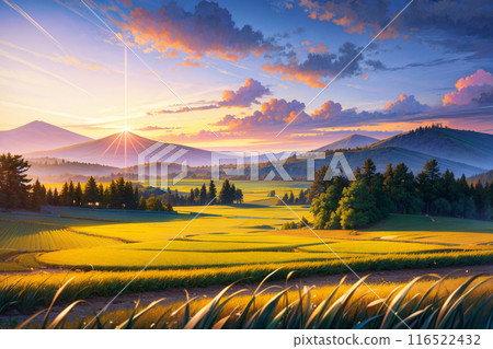 動漫背景：靈感源自日本原始風景的AI插畫 116522432