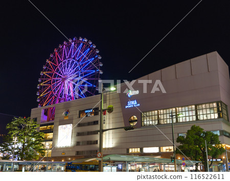 鹿兒島車站前的夜景 116522611