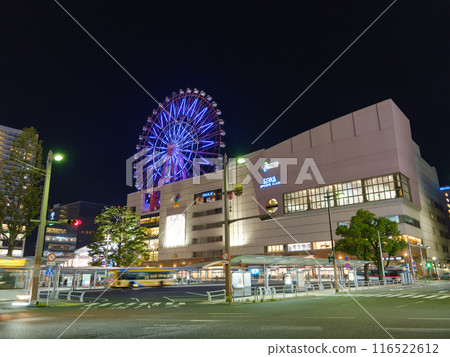 鹿兒島車站前的夜景 116522612