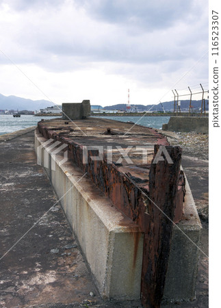 軍艦防波堤 北九州市 116523307