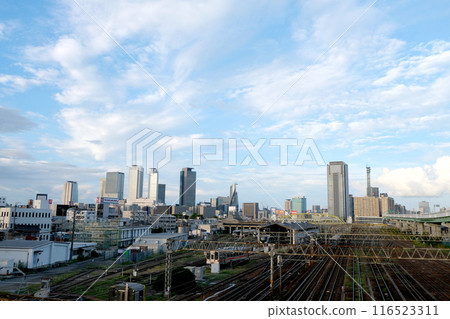 愛知縣名古屋市中村區_從黃金天橋向東眺望5_2023年8月 116523311
