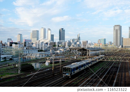 愛知縣名古屋市中村區_從黃金天橋往東眺望3_2023年8月 116523322