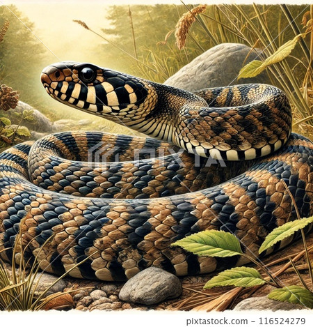 A wild snake A wild snake 116524279