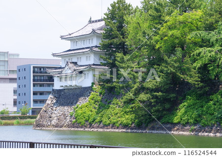 從名古屋城護城河看到的西北角角樓 從名古屋城護城河看到的西北角角樓 116524544