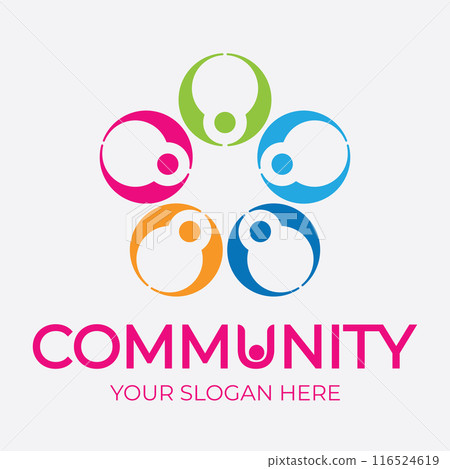 Community, network and social icon Community, network and social icon 116524619