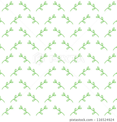 簡單的葉子圖案背景 116524924