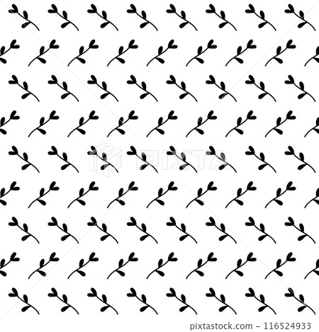 Simple Leaf Pattern Background 116524933