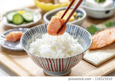 A healthy, nutritionally balanced Japanese breakfast A healthy, nutritionally balanced Japanese breakfast 116525010