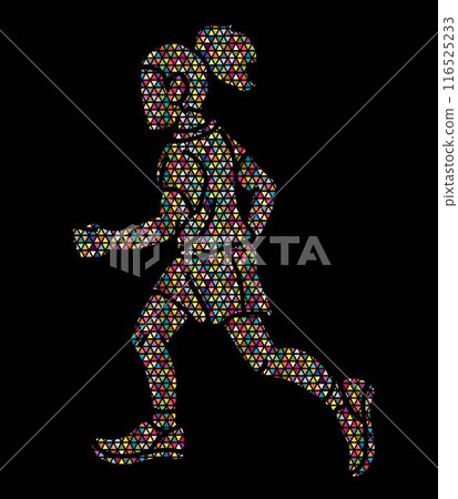 A Girl Running A Child Run Action Cartoon Sport Graphic Vector A Girl Running A Child Run Action Cartoon Sport Graphic Vector 116525233