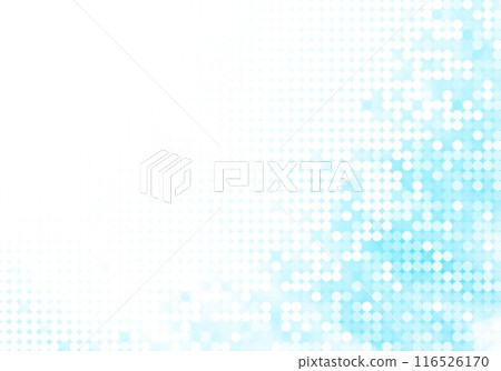 Blue circular mosaic background 116526170