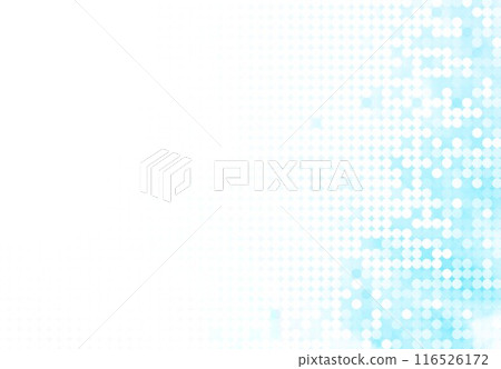 藍色圓形圖案馬賽克背景 116526172