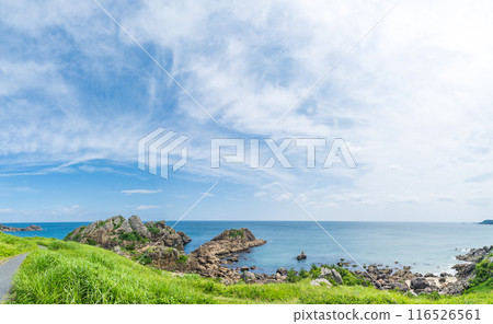 ``青森縣''中須賀海岸的美麗風景種差海岸 116526561