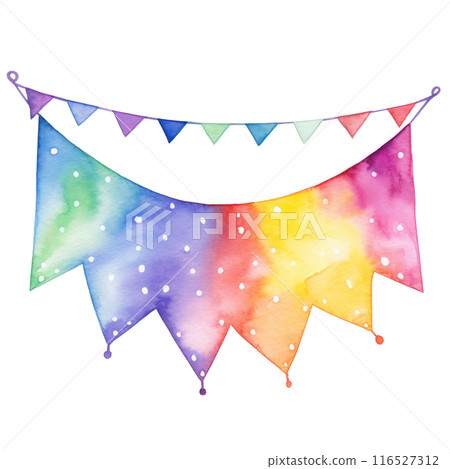 rainbow banner bunting rainbow banner bunting 116527312