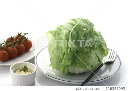 新鮮生菜和櫻桃番茄 116528095