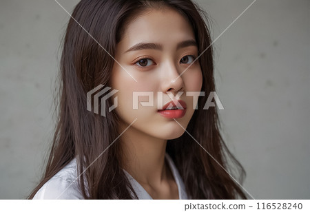 直視前方的年輕女子 116528240