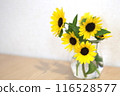 Mini sunflowers in a vase Mini sunflowers in a vase 116528577