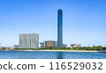 Chiba Port Tower and harbor scenery 116529032