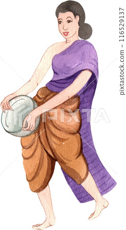 Songkran Festival Water Splash of Thailand, Thai Traditional Design PNG Songkran Festival Water Splash of Thailand, Thai Traditional Design PNG 116529137