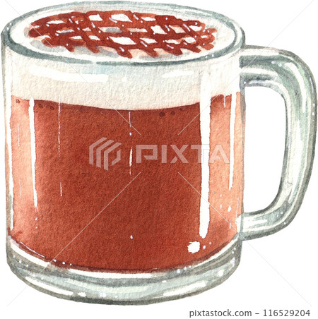 Coffee culture watercolor png icon Coffee culture watercolor png icon 116529204