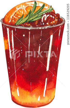 Coffee culture watercolor png icon 116529205