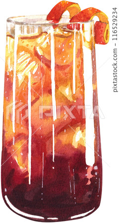 Coffee culture watercolor png icon 116529234