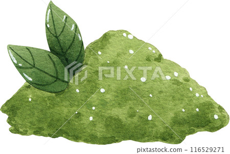 Bubble milk tea watercolor icon Bubble milk tea watercolor icon 116529271