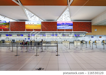 New Chitose Airport International Terminal 3F Departure Lobby Counter A High Key New Chitose Airport International Terminal 3F Departure Lobby Counter A High Key 116530120