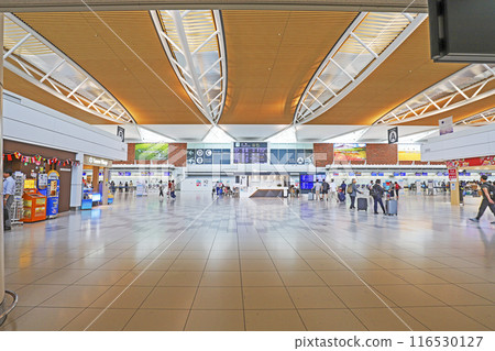 New Chitose Airport International Terminal 3F Departure Lobby Counters A and B High Key 116530127