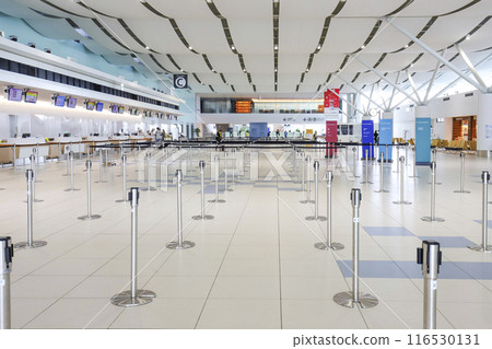 New Chitose Airport International Terminal 3F Departure Lobby C Counter High Key 116530131