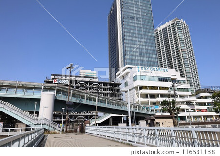 橫濱站東口的橫濱灣區 橫濱站東口的橫濱灣區 116531138