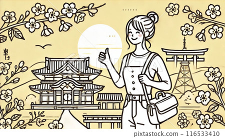 來日本旅遊的外國人 來日本旅遊的外國人 116533410